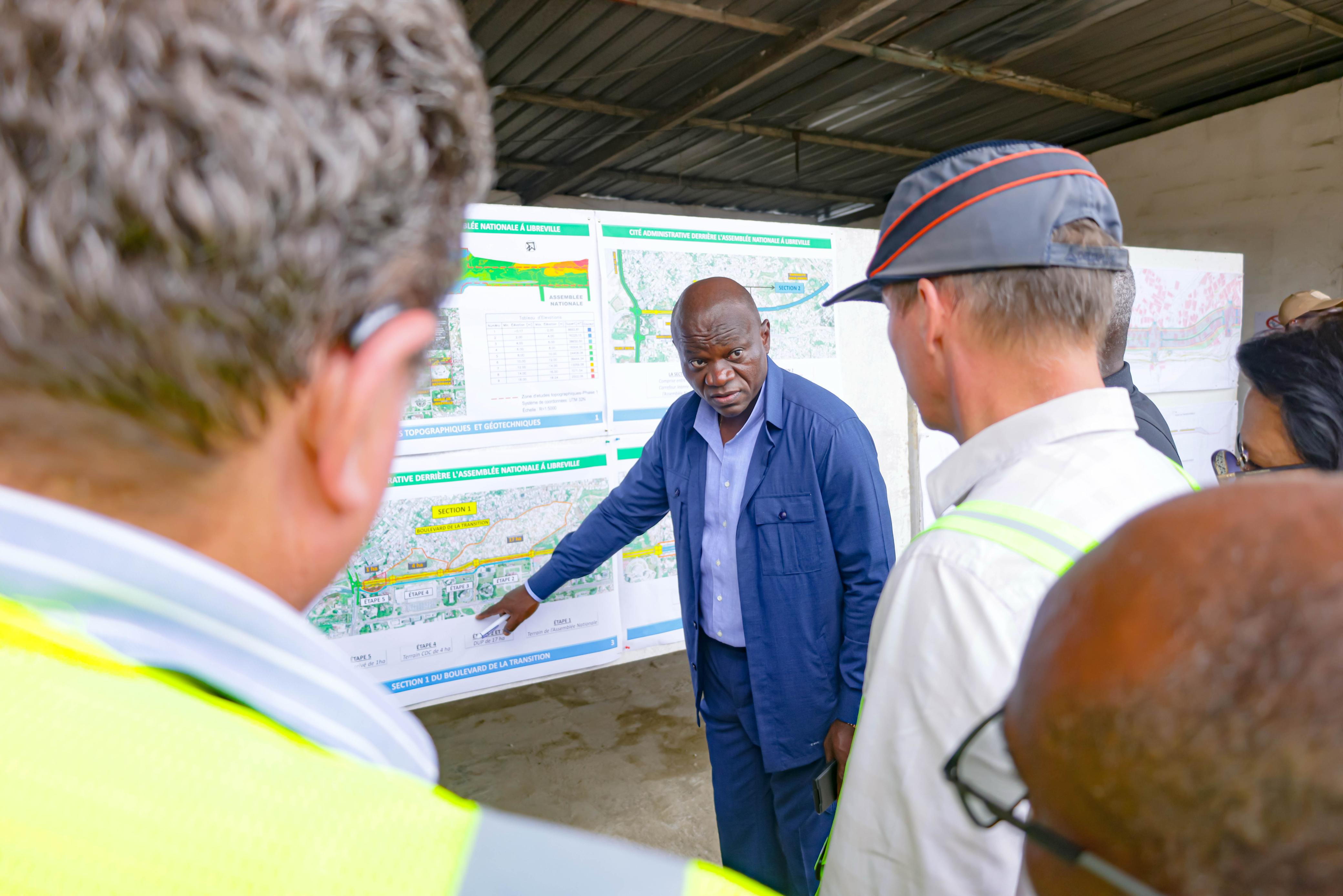  Gabon : Brice Clotaire Oligui Nguema inspecte les chantiers du grand Libreville